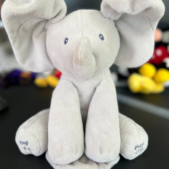 GUND Baby Animated Flappy Elephant Stuffed Animal Plush - Picture 1 of 5